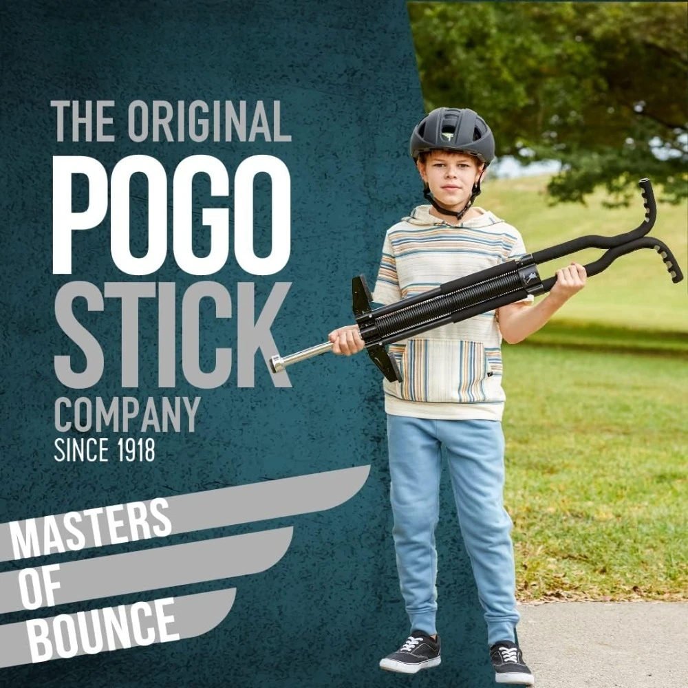 أدوات خارجية. Master Pogo Stick، للأعمار من 9 سنوات فما فوق، من 80 إلى 160 رطل، مقابض سهلة الإمساك، أوتاد مضادة للانزلاق، ألعاب خارجية للأولاد والبنات، تخفيضات كبيرة