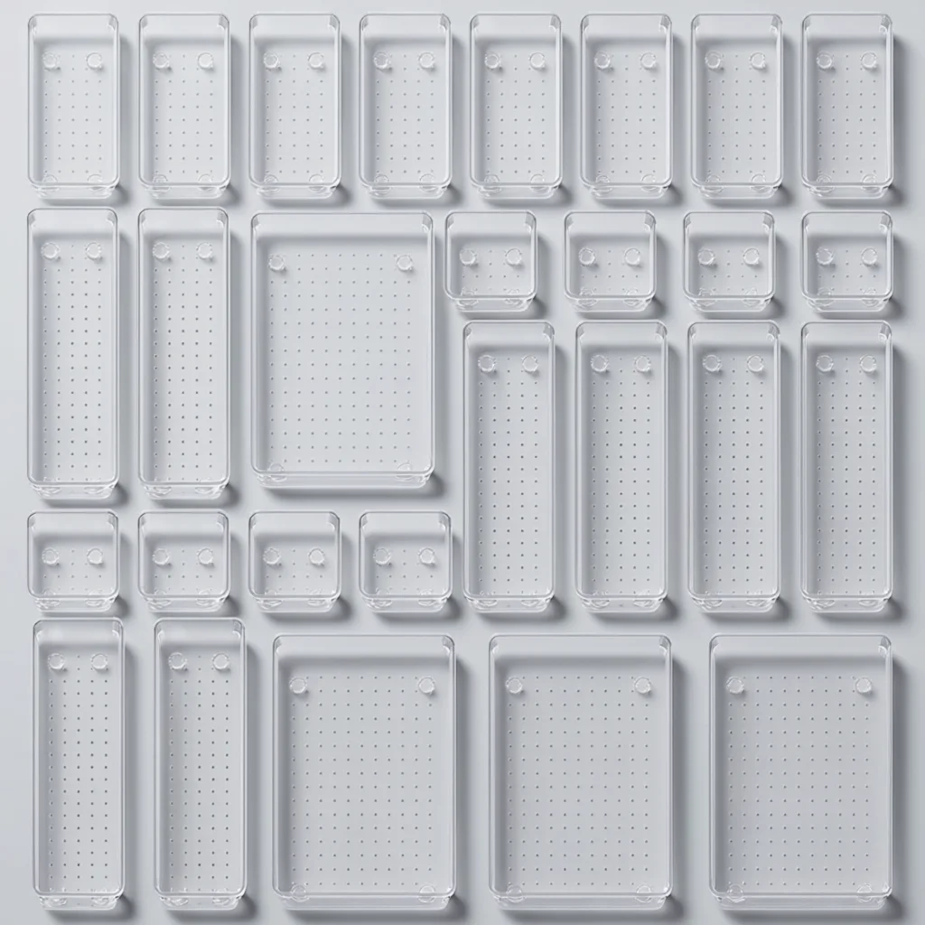 28-Piece Clear Drawer Organizer Set product image from Easewell