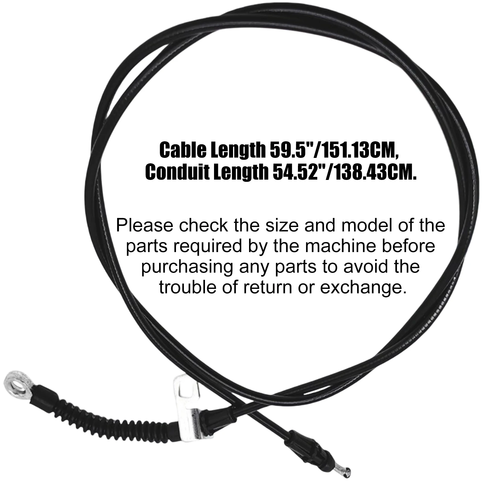 585271601 Deflector Control Cable for Husqvarna Poulan Jonsered Snowblower/Throwers, Replaces 5324211-64 421164 532421164 420672