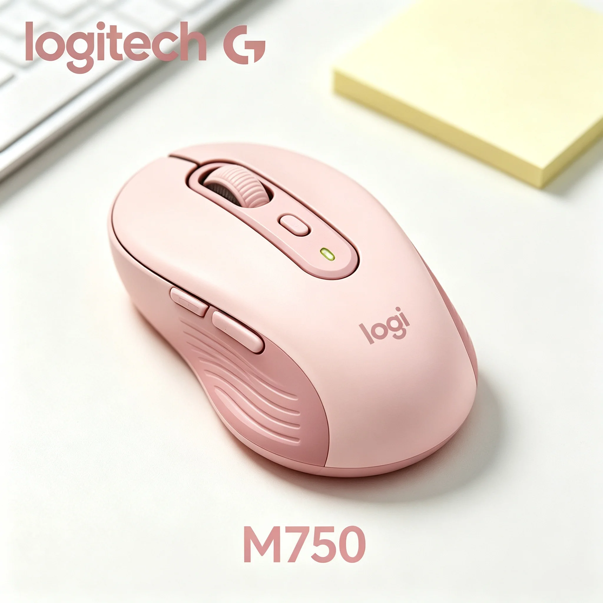 Logitech M750 Wireless Bluetooth Mouse Reliable Stable Sensor Tracking Mice For Light Gaming Daily Office Laptop