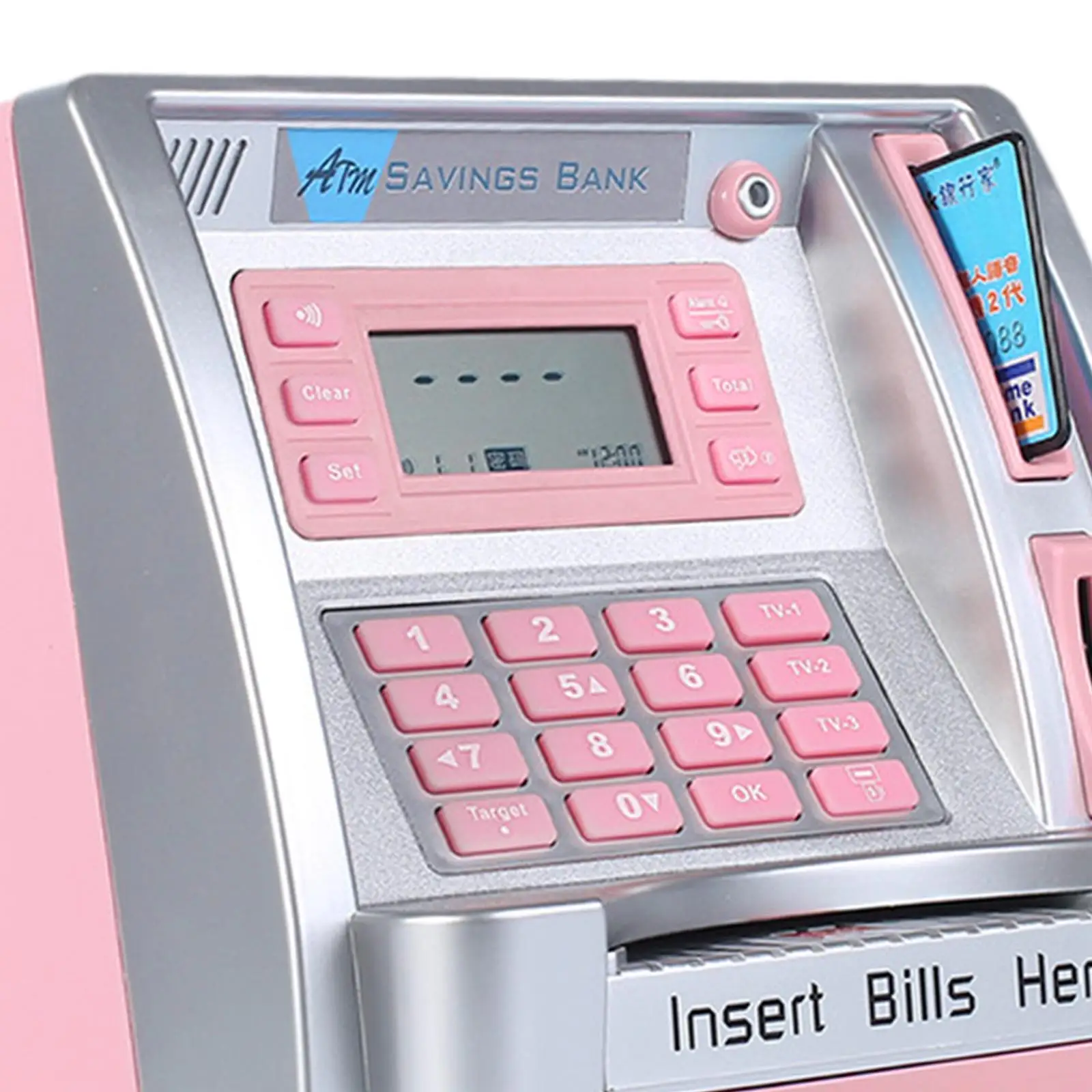 ATM Piggy Bank Electronic Money Bank Money Saving Box ألعاب تعليمية للأولاد والبنات