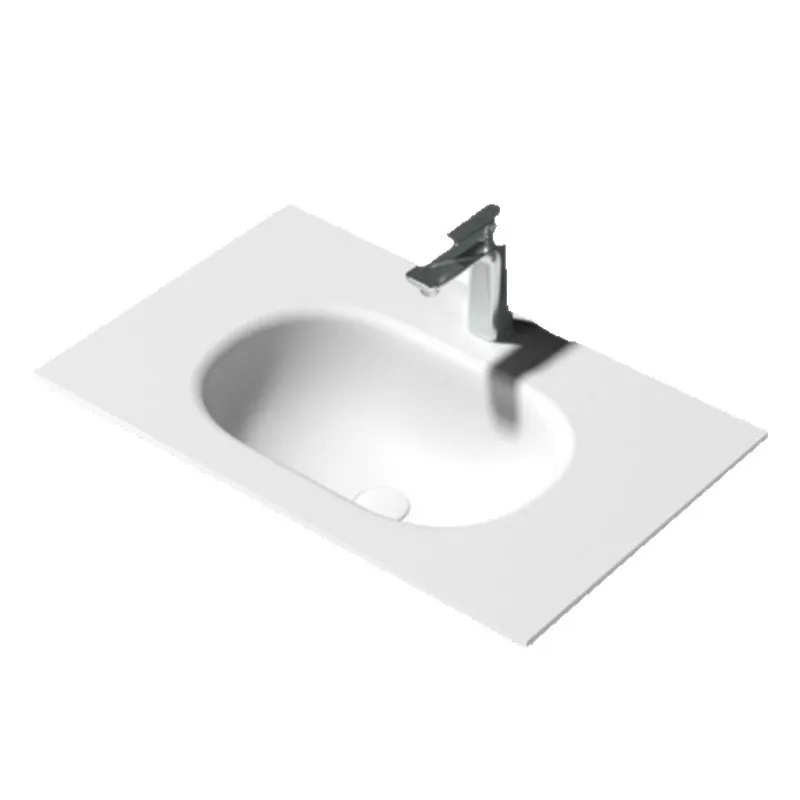 

Pure acrylic artificial stone integrated basin, bathroom wash basin, hotel inn wash table countertop