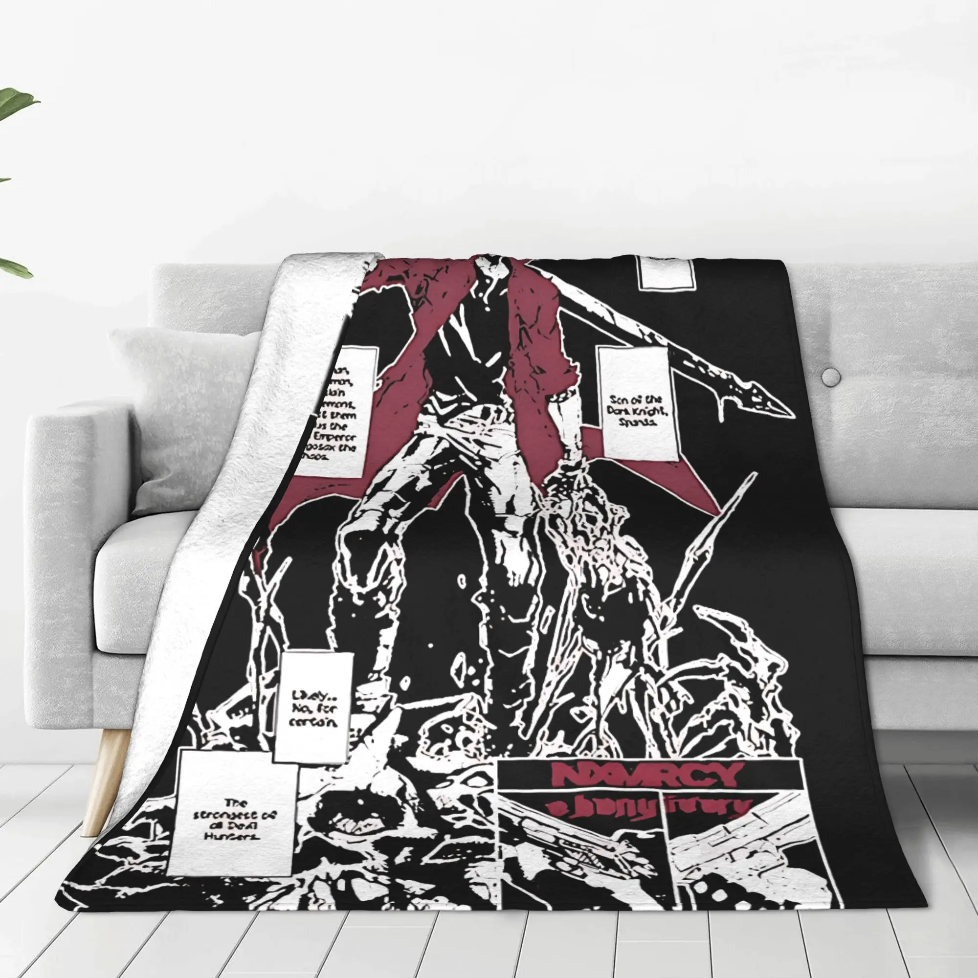Devil May Cry 5 Dante Blankets Quality Warm Soft  Throw Blanket Spring Children Home Decor Print Bedspread