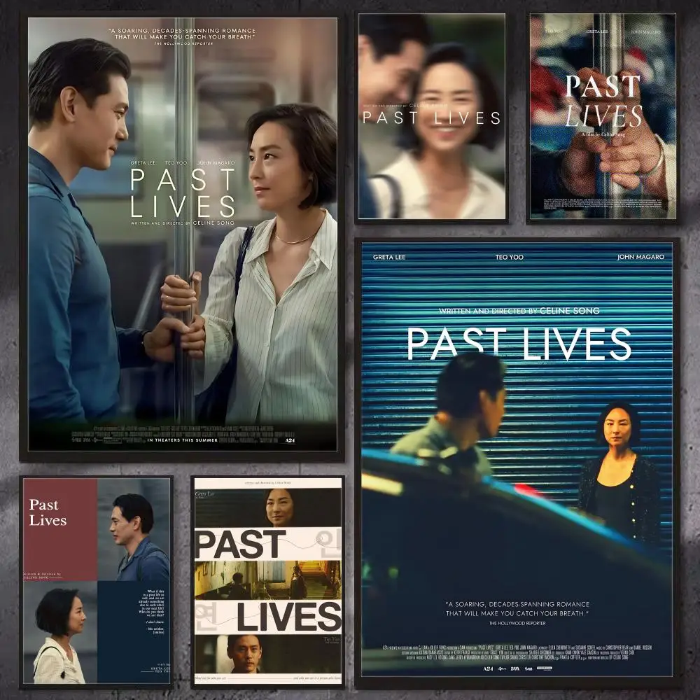 Romance Film P-Past Lives-s Poster HD Wall Art Print, Self-adhesive Poster Sticker, Aesthetic Home Decor
