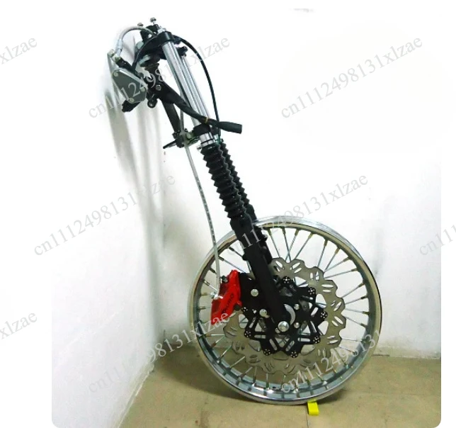 Suitable for motorcycle modification wheel hub disc brake oil brake widening spoke front wheel