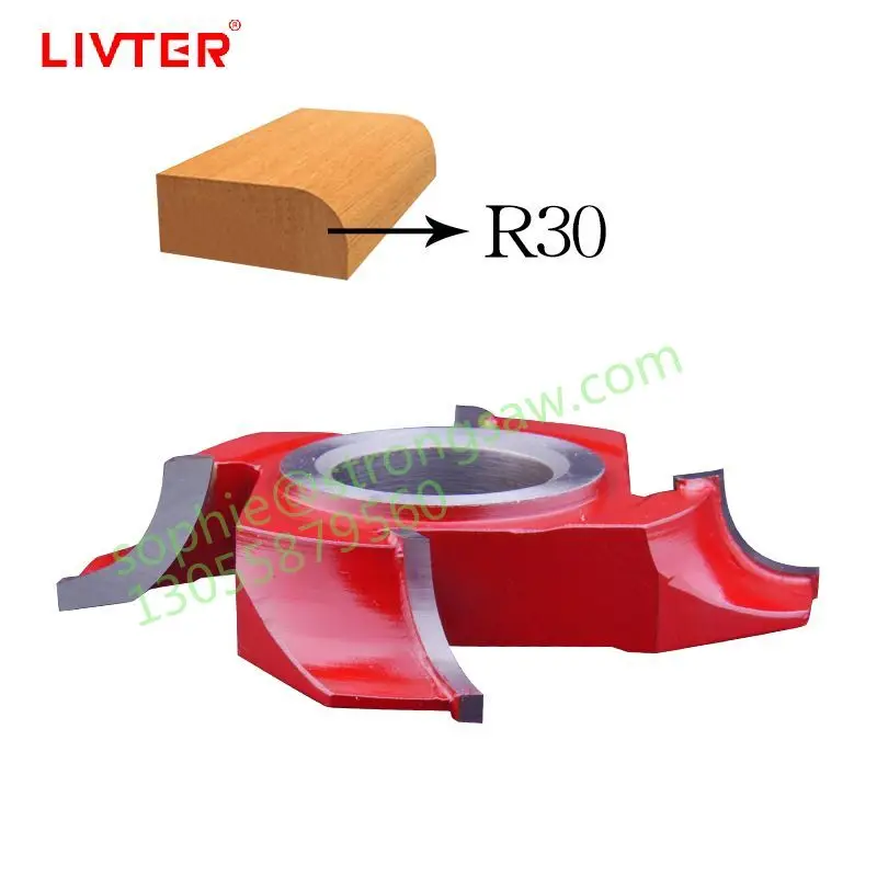 Livter Quarter Round Proflie Cutter Spindle Concave Radius Cutter for Woodworking Spindle Machine