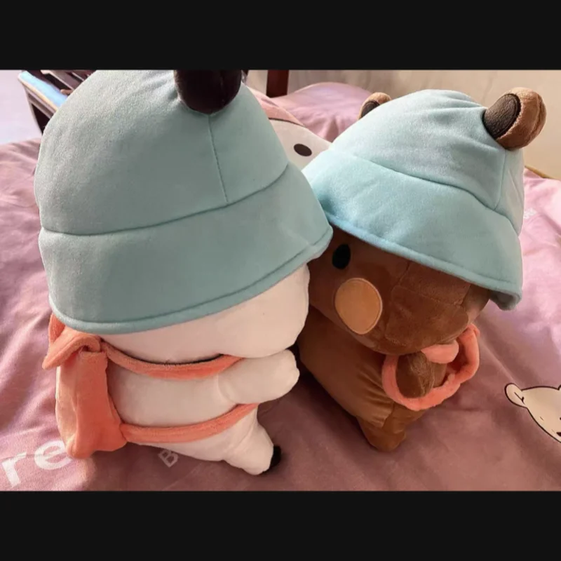 

In Stock New Large Size Bubu And Dudu Panda Plush Toys Couple Cushion Doll Soft Stuffed Animals Collectible Gifts
