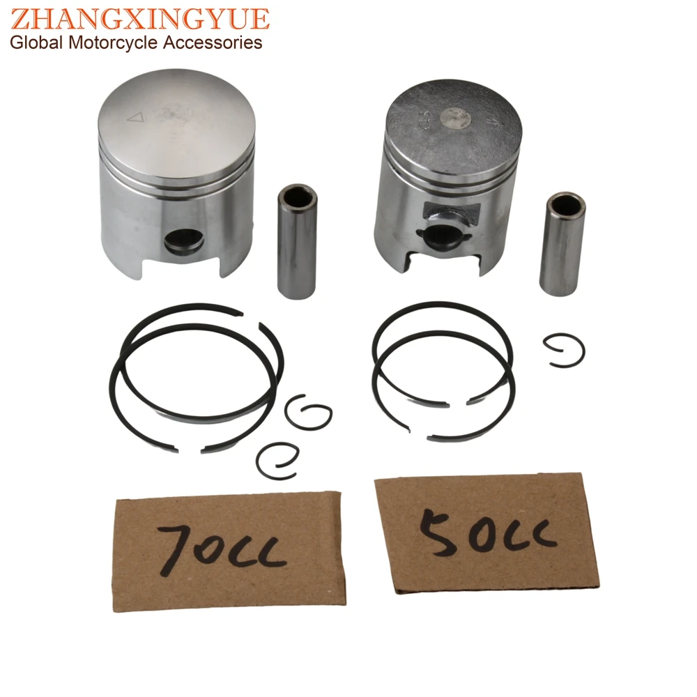 Scooter 50cc 70cc 41mm 47mm Piston Kit For Suzuki Katana Zillion 50 LC 2-Stroke