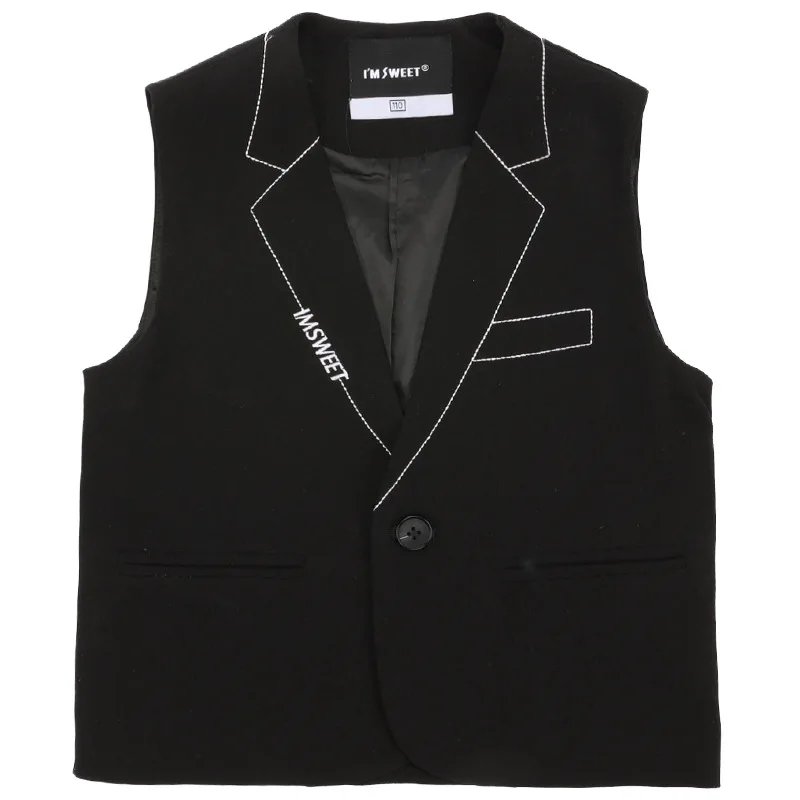 

Children's wear boys' waistcoat wearing formal style new spring and autumn handsome boys vest