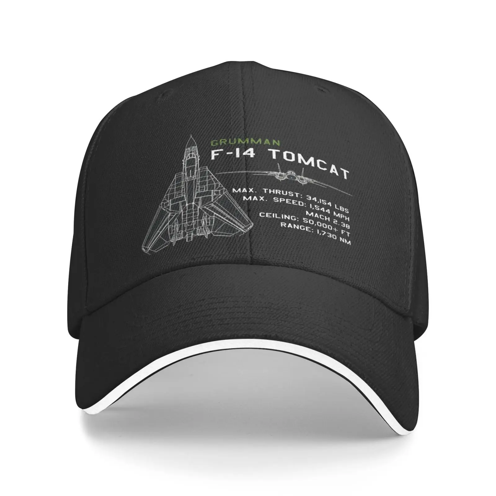 F-14 Tomcat Schematic 6334 Men's Caps Cap Male Hats For Men Women's Caps Women Hat Bucket Hat Woman Beret Wool Beanie Mens Cap