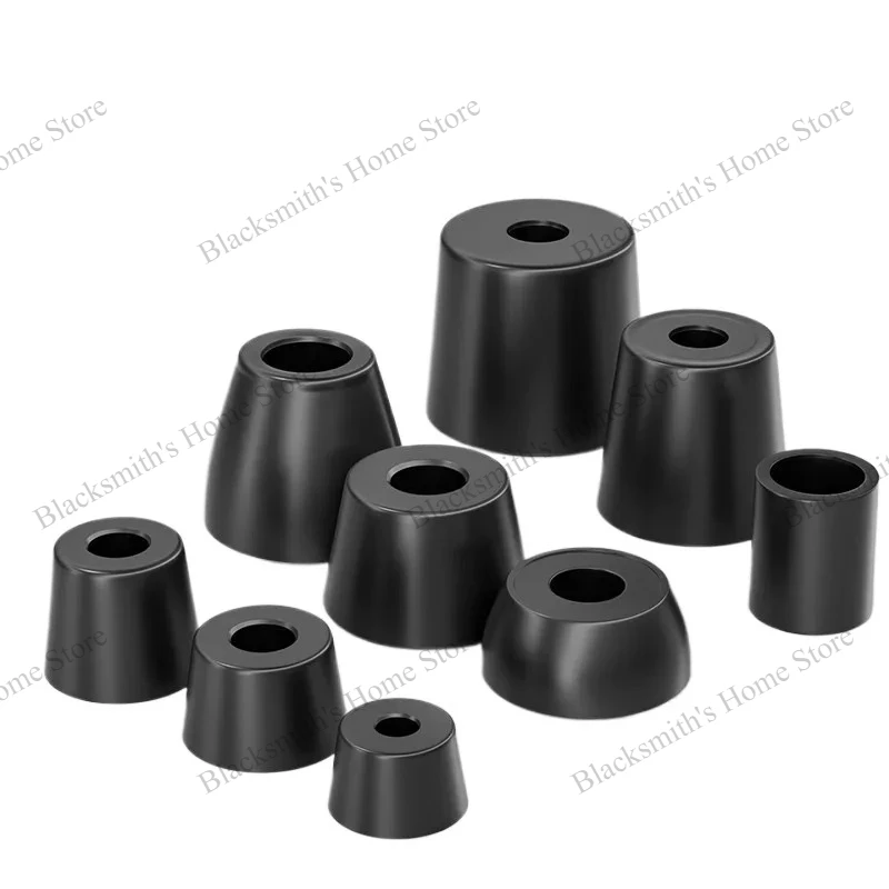 Environmentally friendly rubber foot pads, shock-absorbing pads, round pads, for tables, chairs, speakers and foot spikes