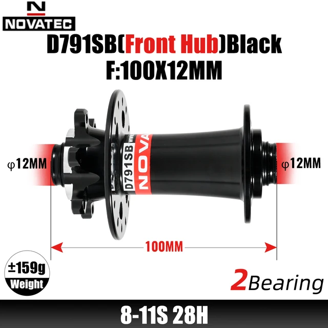 Novatec Hub d791sb d792sb MTB Road Bicycle Disc Hubs Boost 100x12