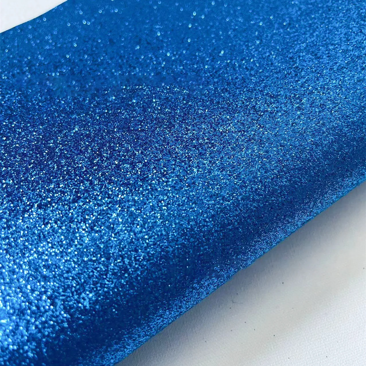 Fine Glitter Fabric Roll Shimmer Sparkle Faux Leather Handmade Craft Material Bag Shoes Decor DIY Sewing Making Sheets view 3