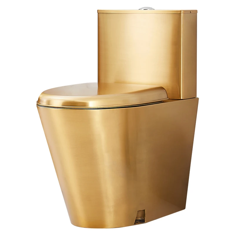 Gold 304 stainless steel bar KTV bathroom, odor resistant personalized toilet