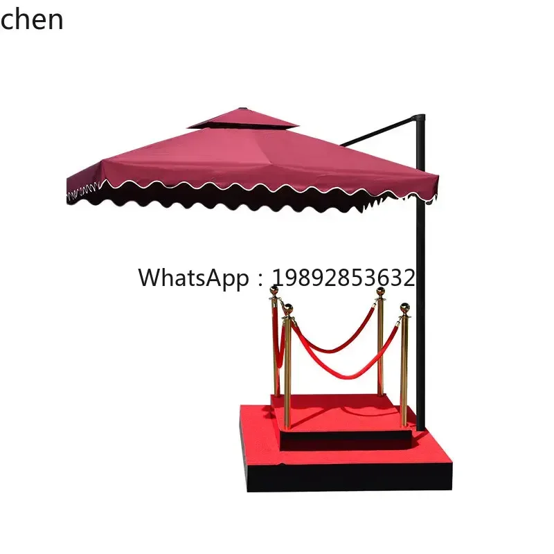 ZZ Security Box Umbrella Outdoor Parasol Outdoor Garden Courtyard Property Platform Doorman Station