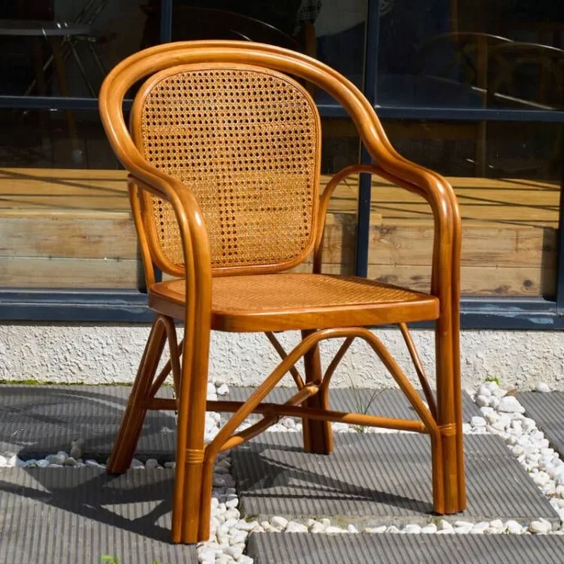 Rattan sofa living room, nao rattan chair coffee table combination