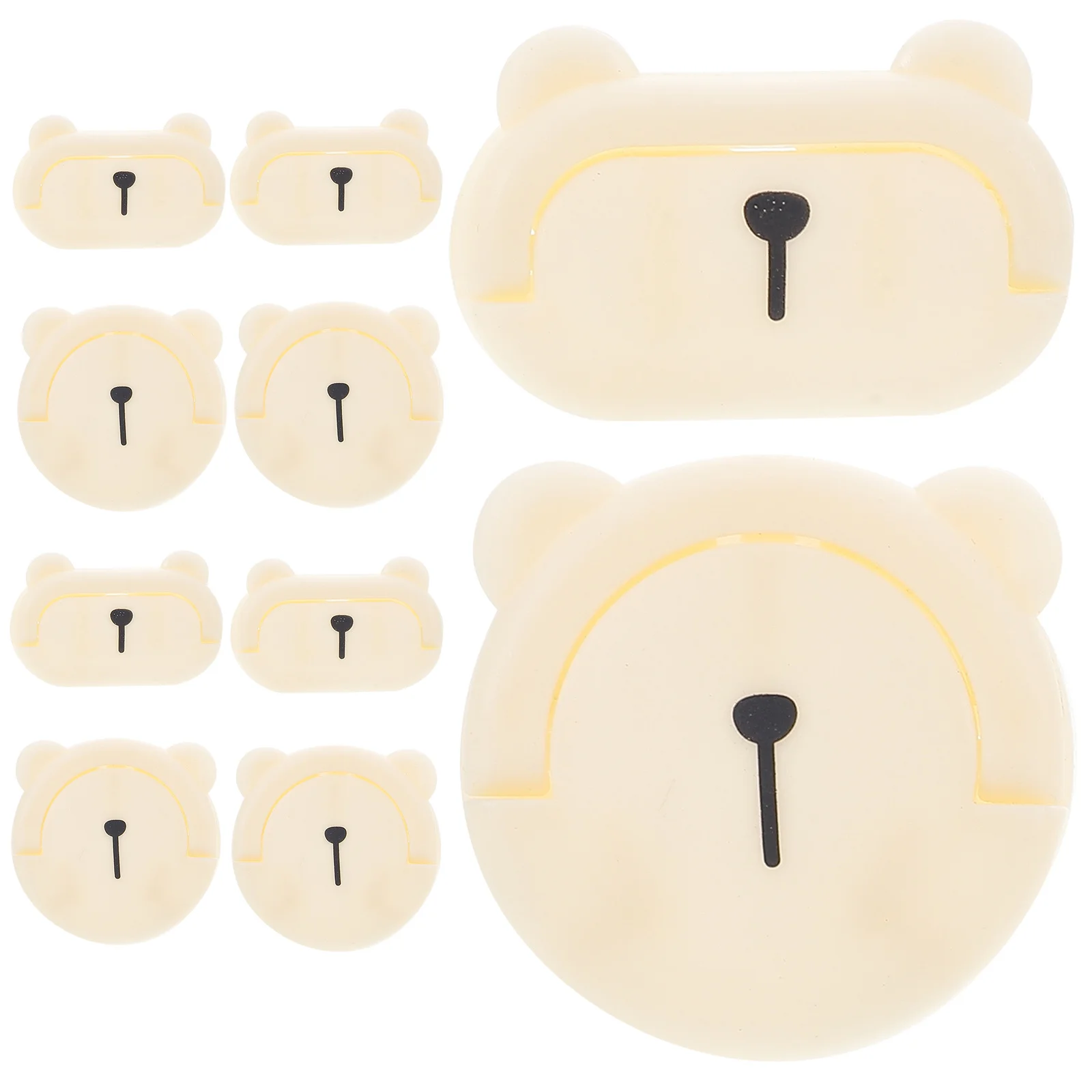 

10Pcs Socket Covers for Outlets Child Safety Outlet Protectors Babyproof Cover with Excellent Hardness Smooth Finish for Home