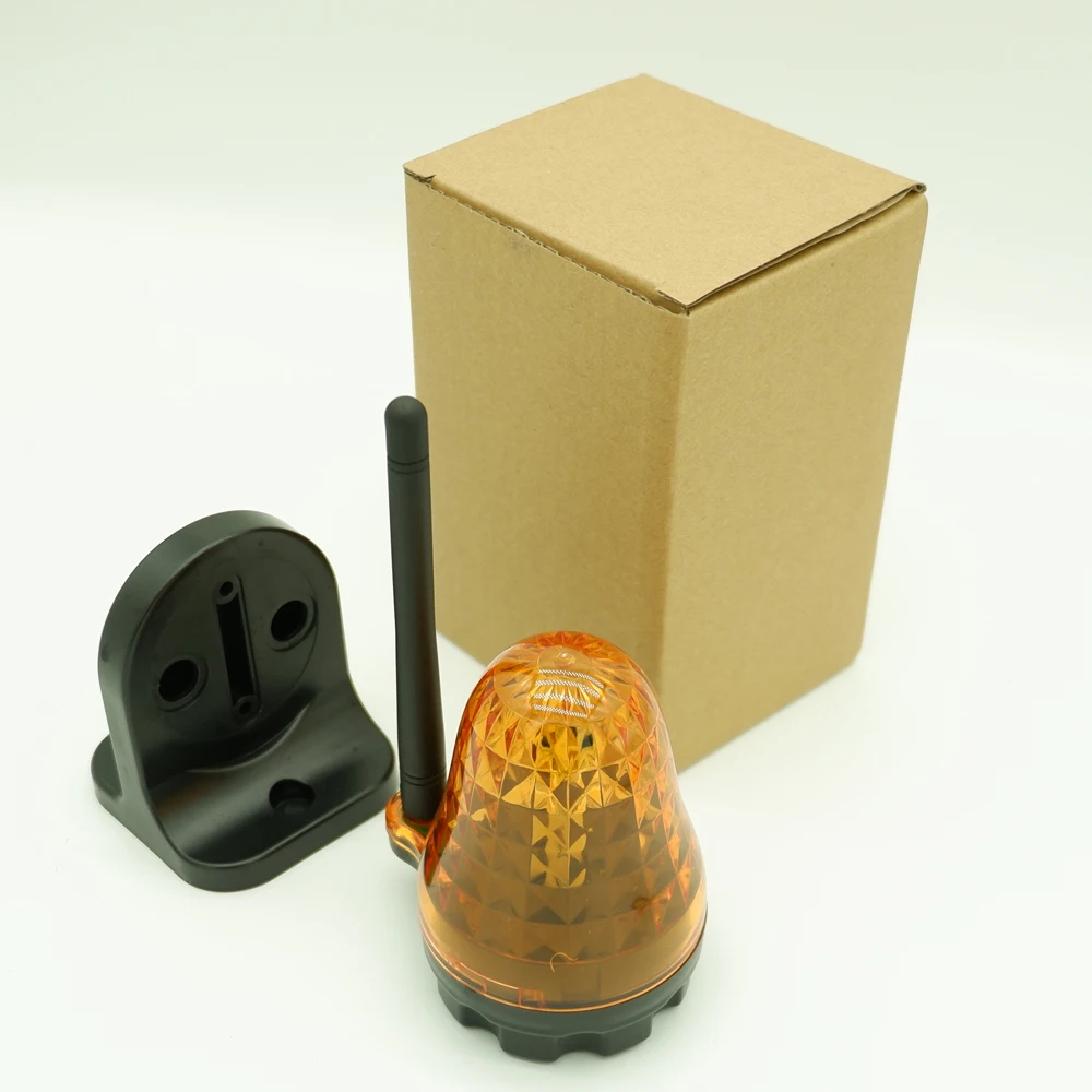 AC/DC 12V-265V LED Gate Flashing Warning Lamp Alarm Lamp For Swing Sliding Gate Opener/Barrier Gate Signal Strobe Flashing Lamp