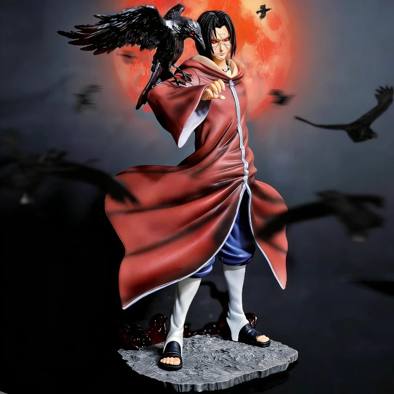 Figura de Naruto GK de 30 cm, Uchiha Itachi, Estatua Edo Tensei, Figura de Anime Ninja de PVC, Adorno de Escritorio, Juguete Coleccionable, Modelo de Regalo