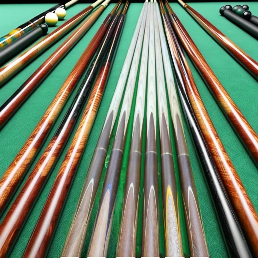 Professional Ash Snooker Billiard Cue with 10mm Steel Joint and Cue Tip