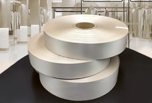 Cloth Satin Washable Ribons For Cloth Label Printing Silk Ribon X 4 rolls