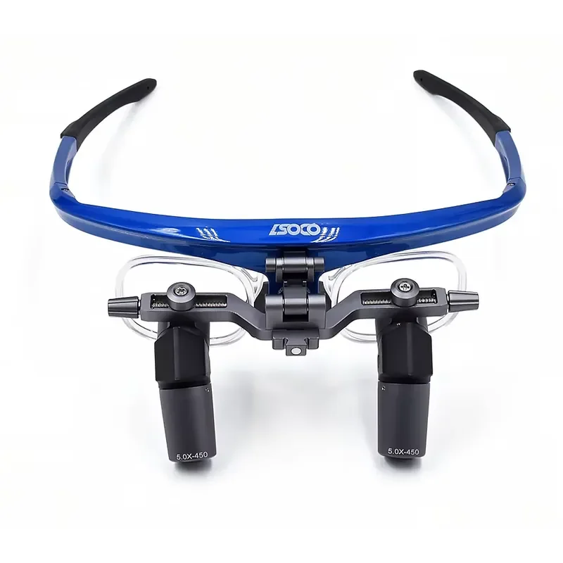 45° Medical Loupes SOCO Ergo Optical Loupes Dentist 3X-6X Option Oral Medical Corner Structure Magnifying Glasses