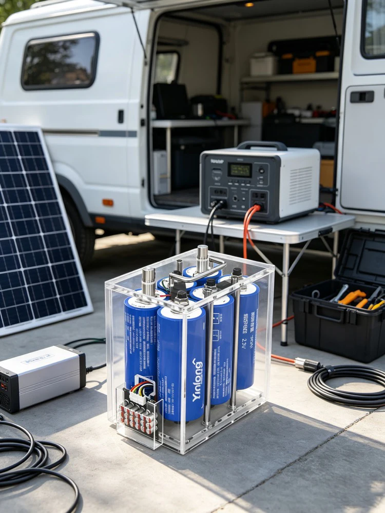 EU-LAGER 12V 45Ah Lithium-Titanat-Batteriepack Yinlong 2.3V LTO 66160K 10C Hochleistungs-Akku mit eingebautem Balancer für Auto-Audio, wiederaufladbar, steuerfrei