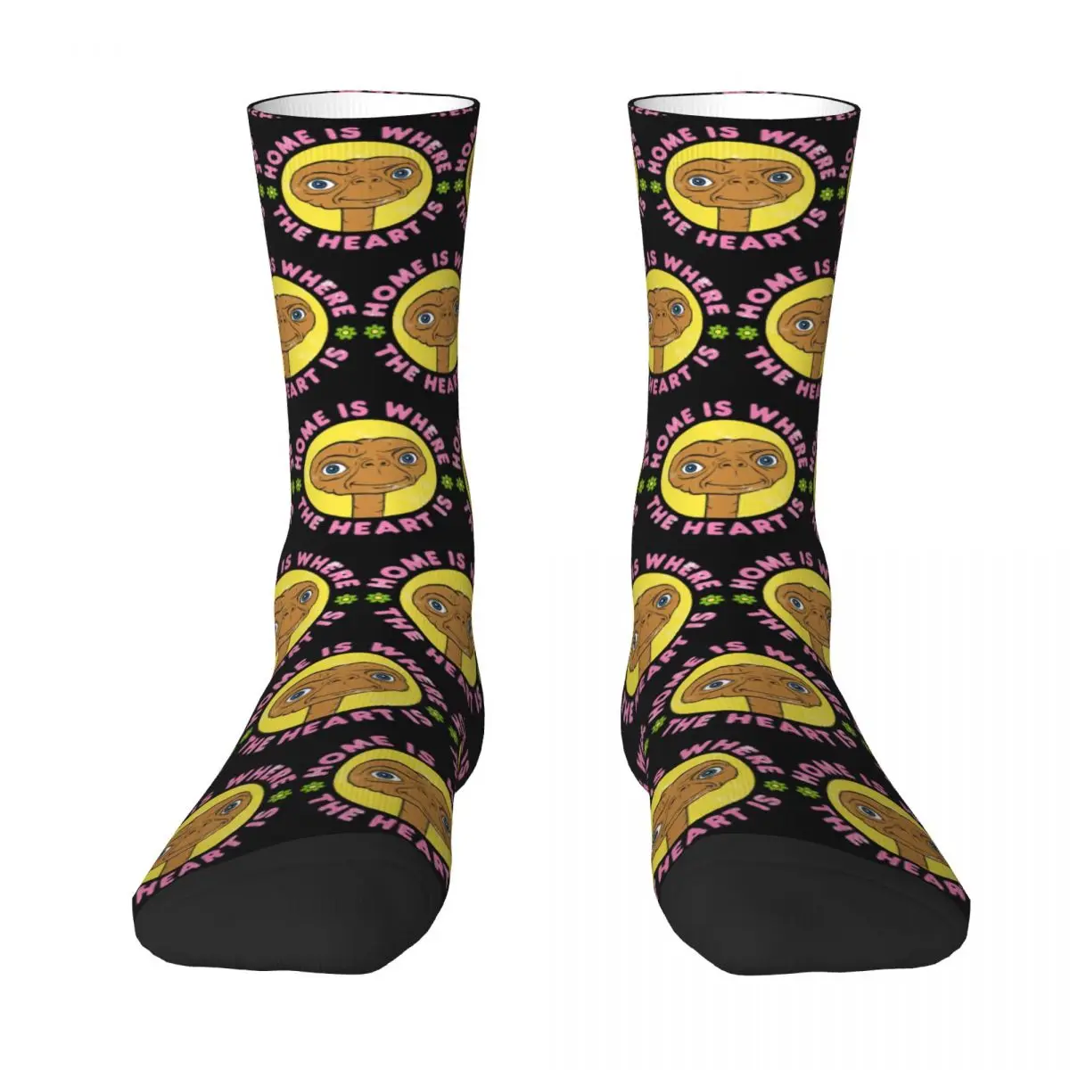 Harajuku E.T. The Extra-Terrestrial Alien Film Men Women Socks,ET Windproof Beautiful Suitable for all seasons Dressing Gifts