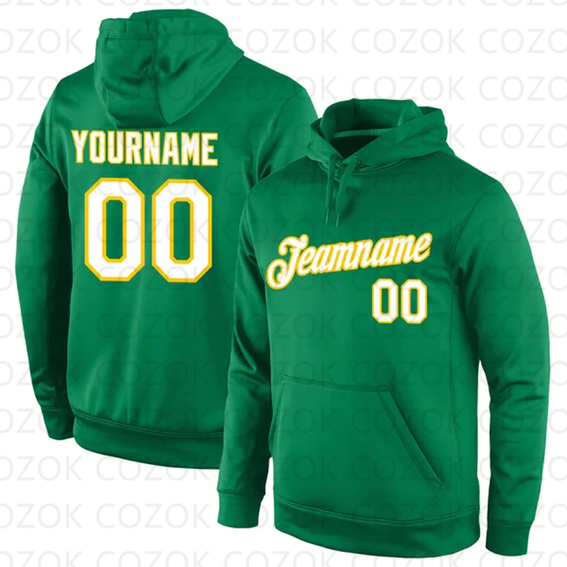 Customized Hoodie Light Green Color Jersey 3D Printed  Unisex Pullovers Hoodie Casual Sweatshirts