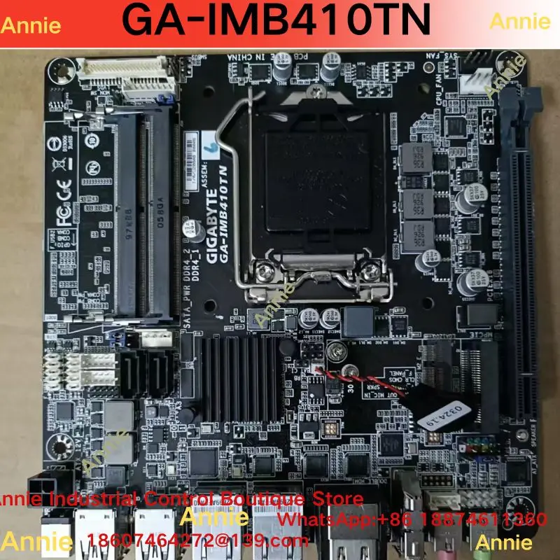 

brand-new GA-IMB410TN, industrial control motherboard, 410 chipset, ultra-thin ITX motherboard