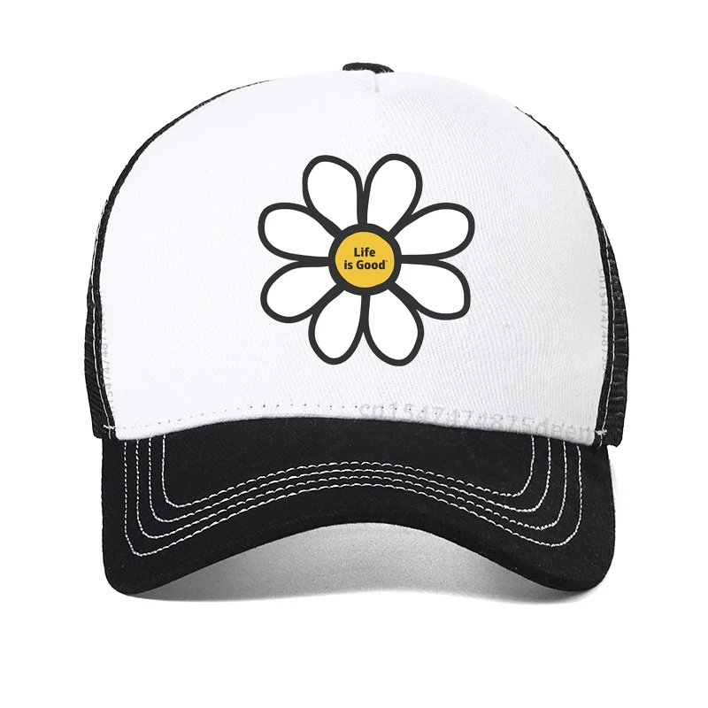 Fashion Baseball Cap for Women Men's little Daisy Printing Hat Cotton Soft Top Caps Casual Snapback Hats Quan Zhilong GD same