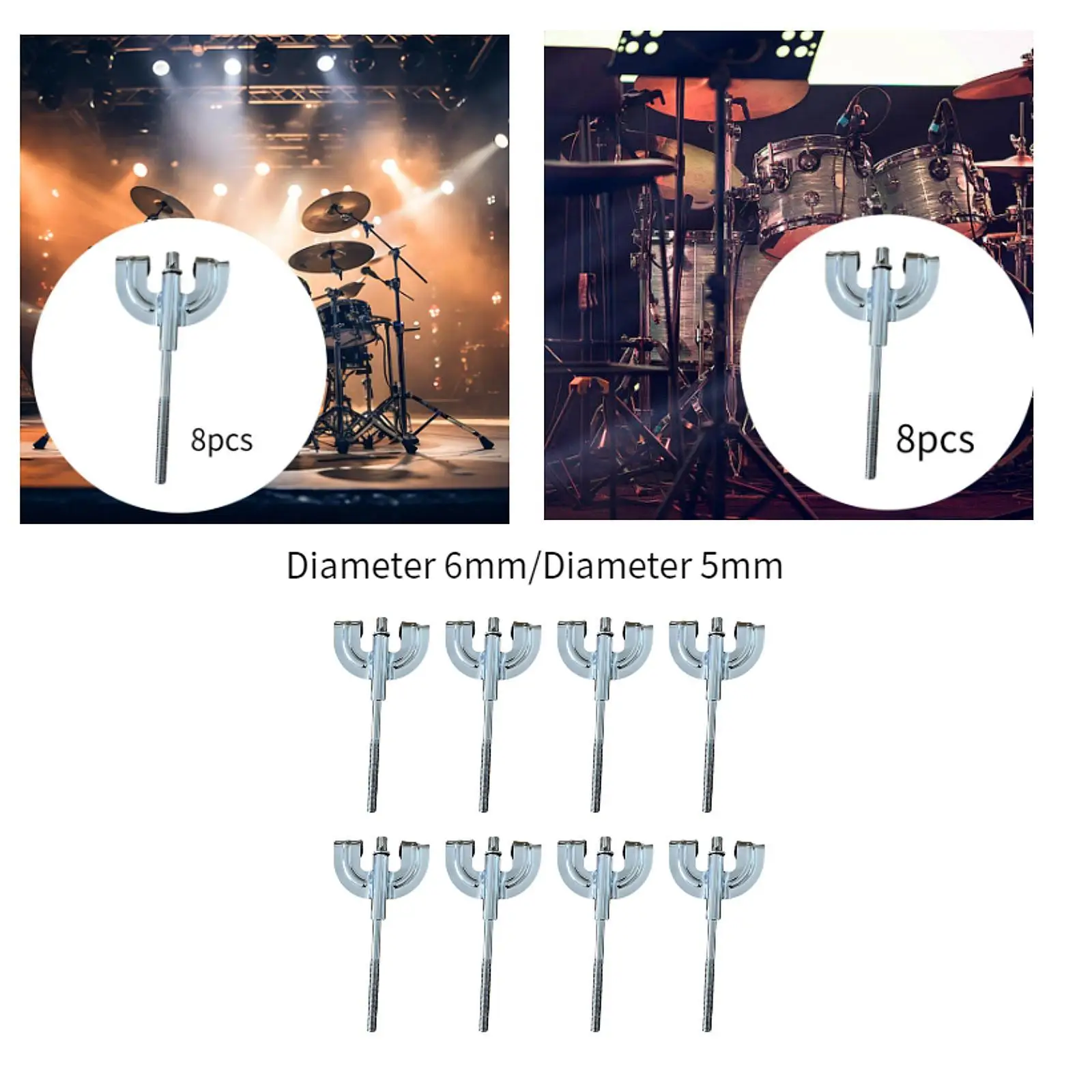 

Натяжные винты для барабанной установки, износостойкие крючки для барабанов, многоразовые детали барабанов для профессиональных аксессуаров для ударных инструментов