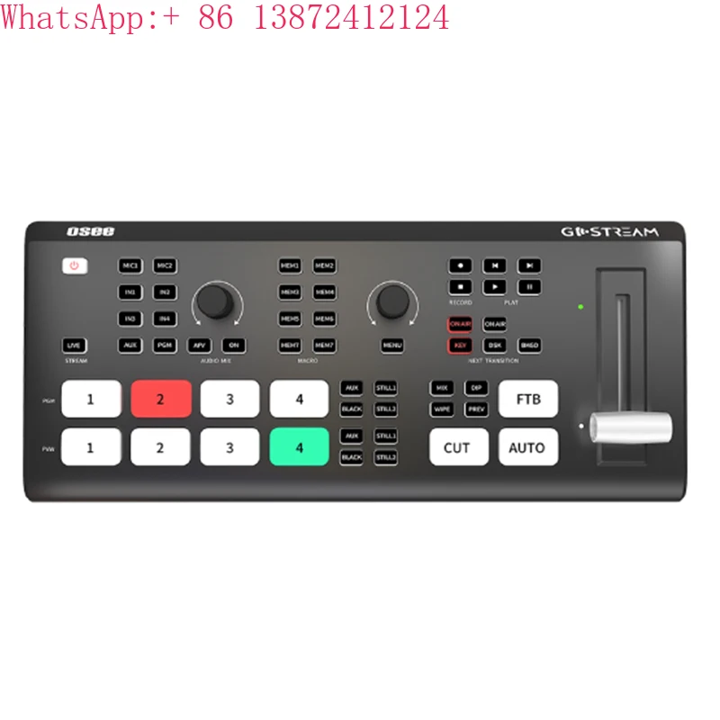 كاميرا Osee GoStream Duet متعددة SDI وHDMI Live Stream Video Mixer Switcher مع سجل SD ودعم NDI HX