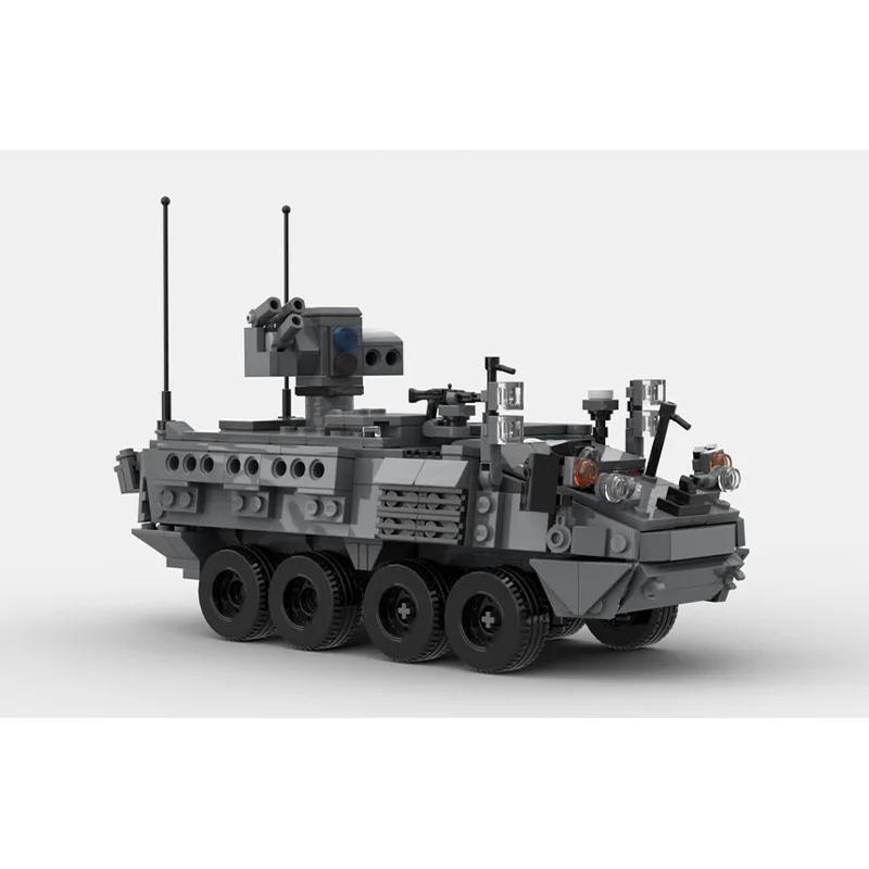 

Technical Classic Military Equipment M1134 Anti Tank Missile Vehicle Building Block Assemble Model Display Toys Kids XMAS Gifts