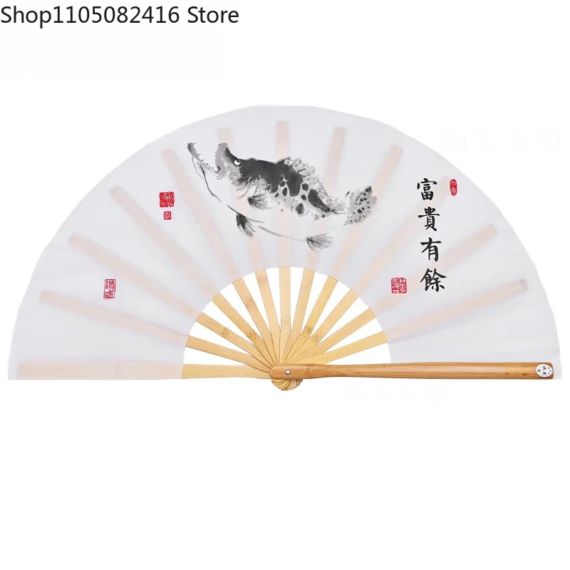 

White Bamboo Tai Chi Fan Martial Arts Performance Fan & Dance Fan Martial Arts Products