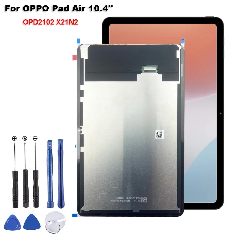 New AAA+ 10.4 Inch Display LCD For OPPO Pad AIR X21N2 OPD2102 Touch Screen Digitizer With LCD Display Assembly Repair