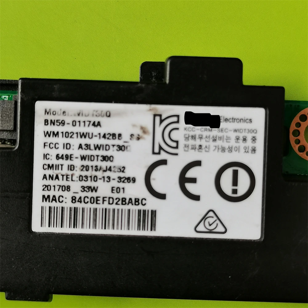 BN59-01174A Wi-Fi/BT Transceiver WIDT30Q nadaje się do Samsung UA60H7500AJ UN50J6200AFXZA UN60H6203A LH55UEDPLGC UE65H8000AF