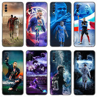 Neymar Mbappe Football Silicone Phone Case For V27 V30 Pro V29e Y27 Y55 Y78 5G Y02S Y15S Y17S Y21S Y33S Y76S Y16 Y22 Y35 Y36