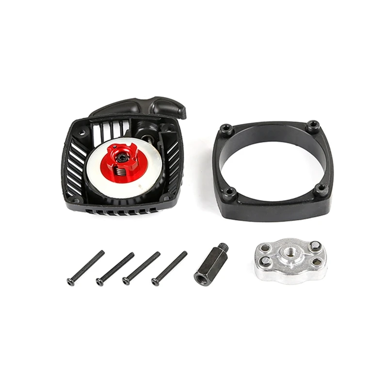 Easy Pull Starter Vliegwiel Bewerkingsvrije Turbine Voor 23/26/29/30.5CC Motor 1/5 HPI ROVAN KM BAJA LOSI 5IVE T