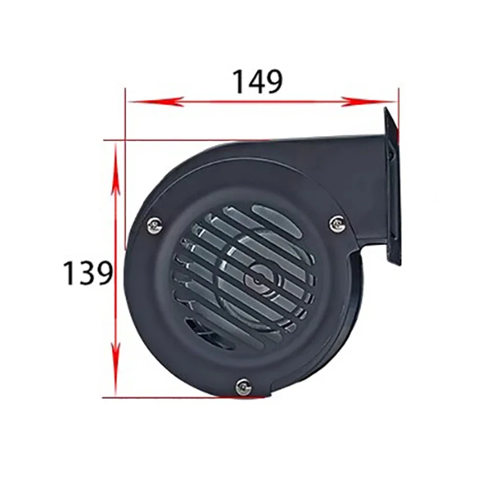 CY100-1 Mini Centrifugal Blower Fan, 45W, AC 220V - For Small Biomass Boiler & Heating Stove Applications