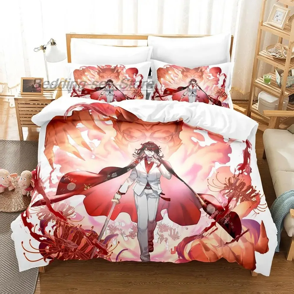 

Hololive vox Akuma Bedding Set Single Twin Full Queen King Size Bed Set Aldult Kid Bedroom Duvetcover Sets 3D Print Anime bed