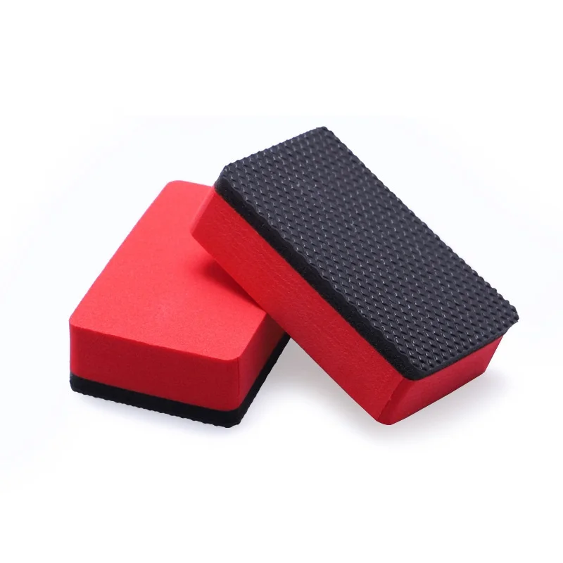 3Pcs Car Magic Clay Bar Pad Sponge Block Car Eraser Cleaning Tool Car Polishing Wax Sponge Pad Auto Detail Care Wash Accessories