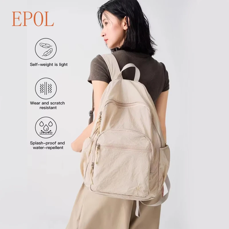 

EPOL Lightweight Backpack for Women Large Capacity Waterproof Hiking Mountaineering Backpacks Travel Sports Female Bags 3059-13