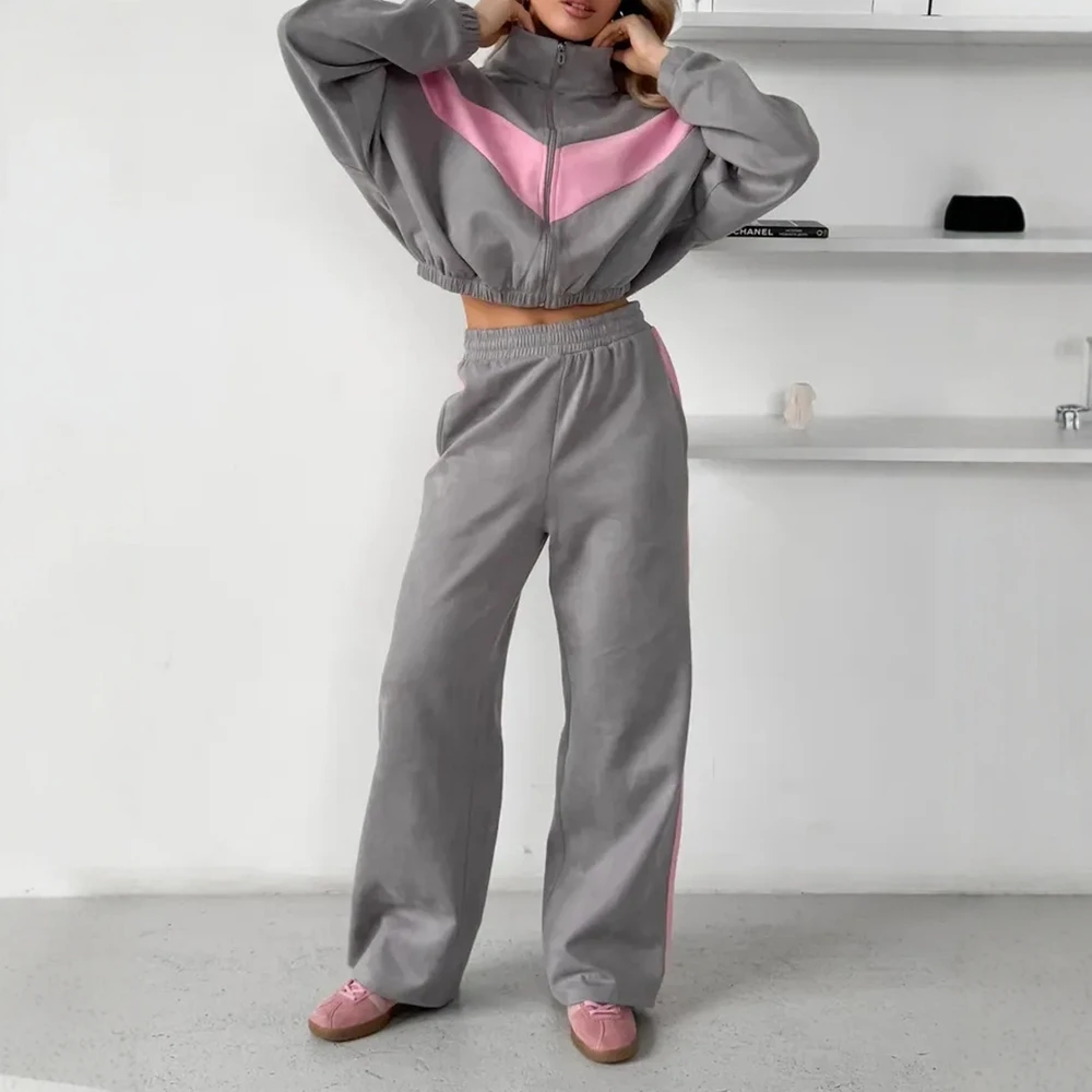 カジュアルフィットスーツパンツセット装飾なしファッショナブルな女性のロングパンツ衣装さまざまな機会に適しています