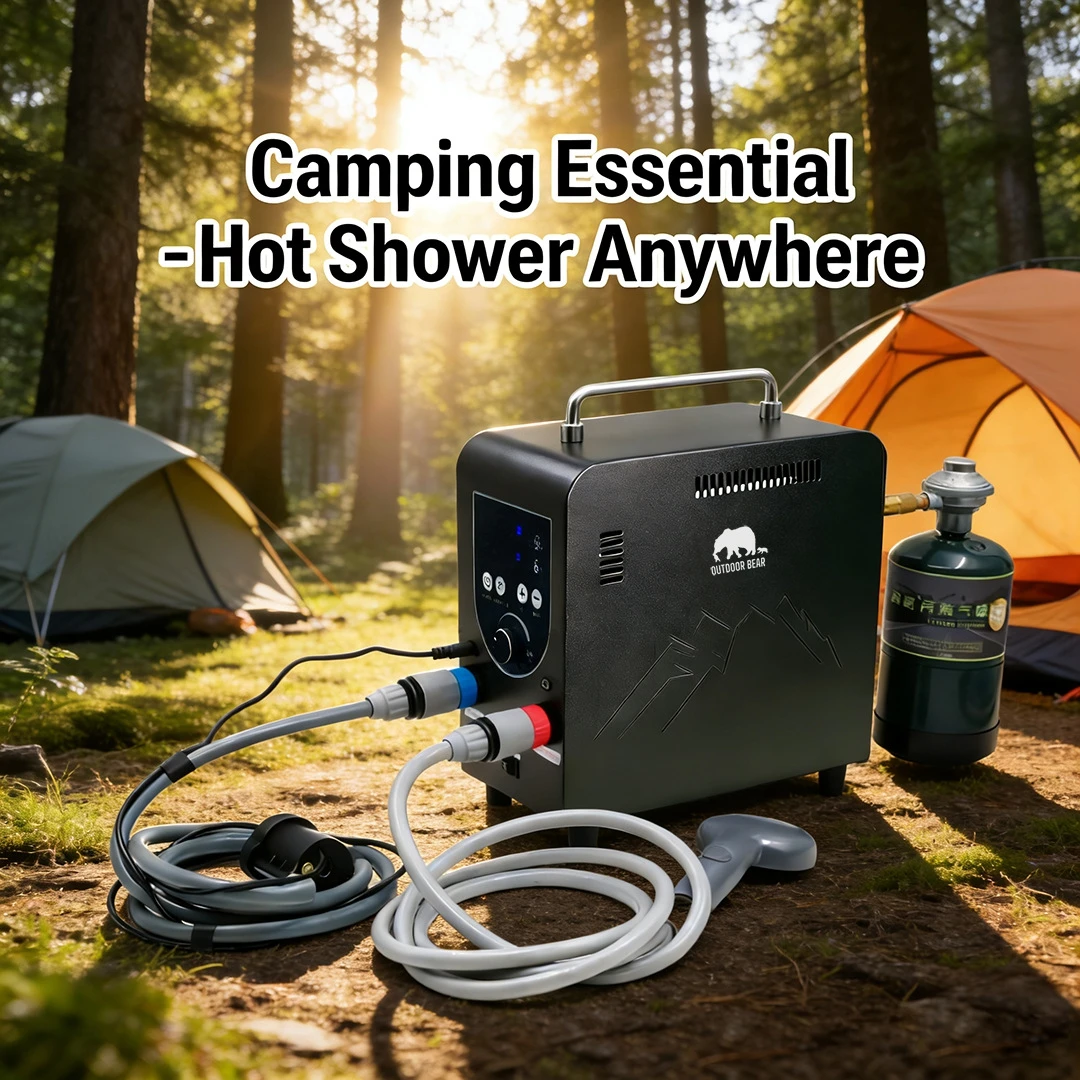 

Outdoor Portable Water Heater, Handheld Gas Water Heater, Water Heater for Camping and RVs