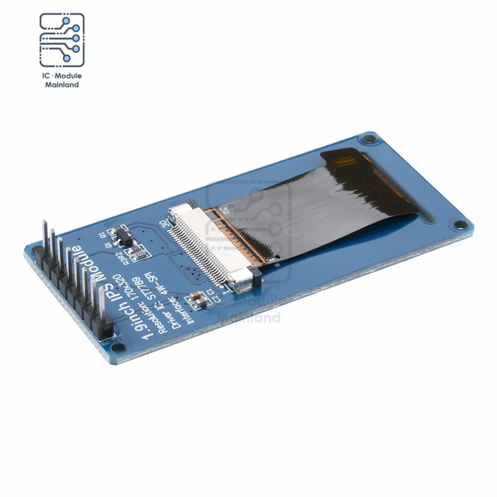 ST7789 IC Full View TFT LCD Módulo de Exibição Colorida, SPI Porta Serial, HD, 170x320, MSP430, C51 Programas, 1.9 "IPS