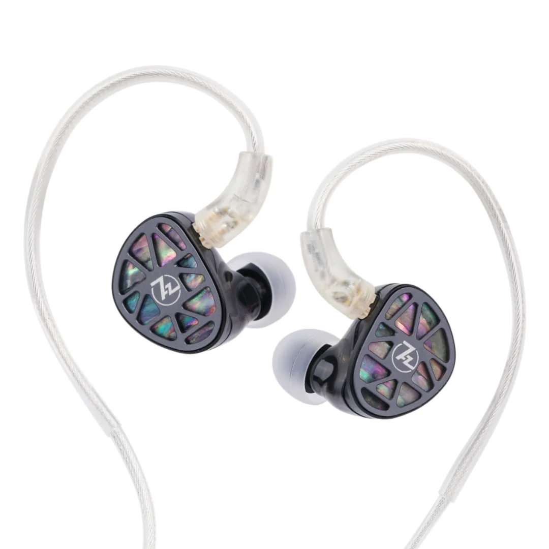 7Hz SONUS II Dynamische + Planar Hybride HiFi Bedrade Oordopjes IEMs met Hoogwaardige Verzilverde OFC-Kabel