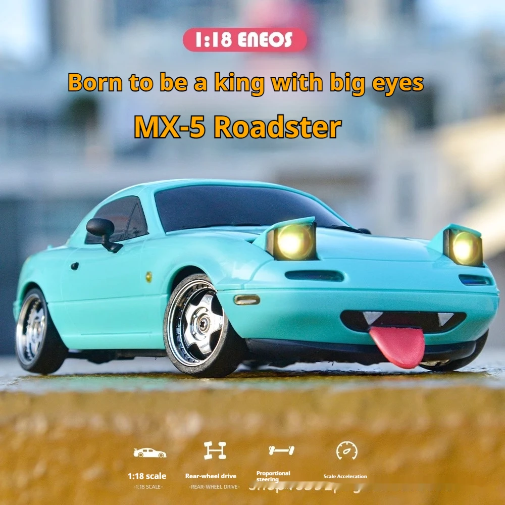 

Landa Technology LD1804 New Product Mazda MX5 Drift Gyroscope Remote Control Flip Light Boy Toy Remote Control Car