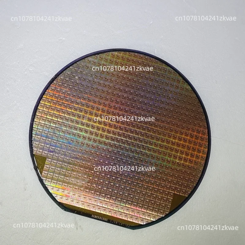 Semiconductor Silicon Wafer 6 inch CPU Wafer Silicon Science Technology Pendulum Piece Birthday Gift Photoetching Circuit Chip