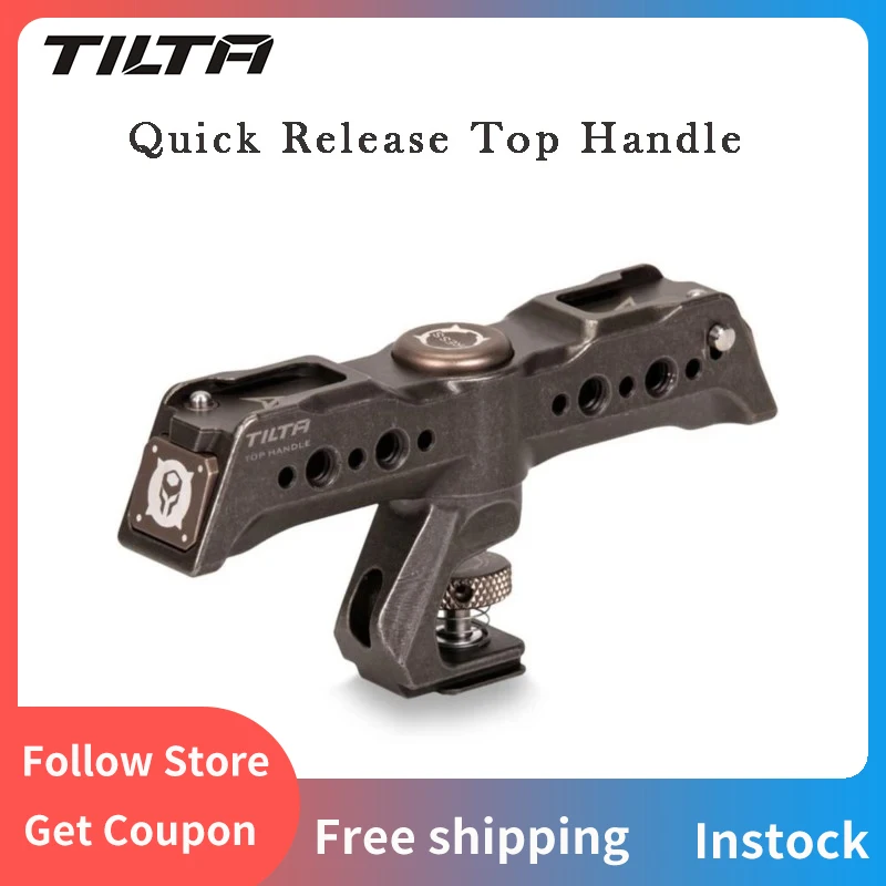 

TILTA TA-QRTH5 Rotatable Top Handle for BMD/5D/KOMODO/A7S3/S5 Simple Button Universal / Quick Release Top Handle